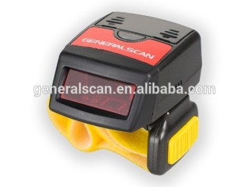 GS handfree Scanner R1300BT 1D Linear CCD mini Ring Barcode Scanner with bluetooth
