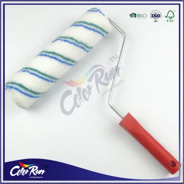 ColorRun free sample paint tools plastic handle hot sale cheap paint roller brush