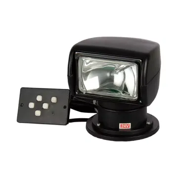 12V Marine Searchlight for Yacht Boat Ship with Remote Control and Halogen Bulbs