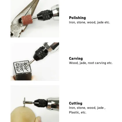 Power Tools Dremel Style Electric Drill Recharge Cordless Drill Mini Drill Electric Drilling Dremel Rotary Tool Accessories Set