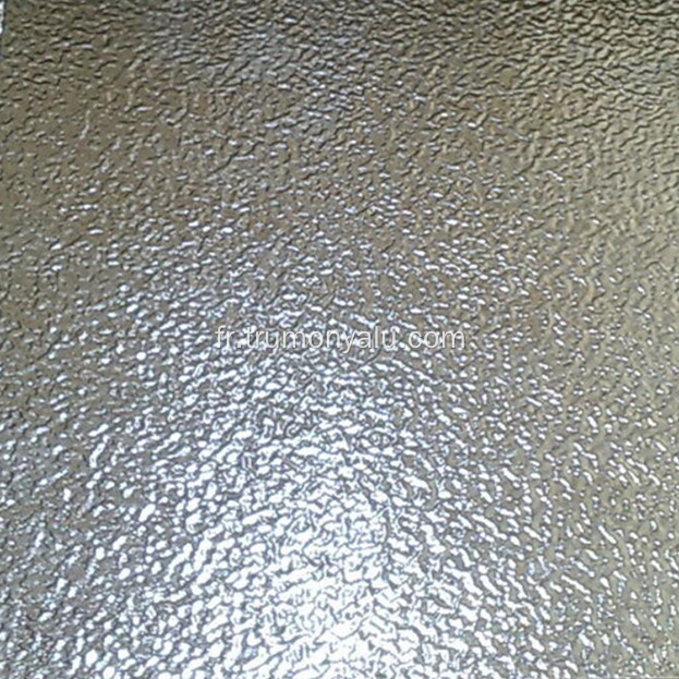 Feuille à carreaux en aluminium à barre haute pour plancher antidérapant