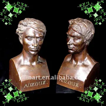 bronze man bust,high quality(YL-K027)