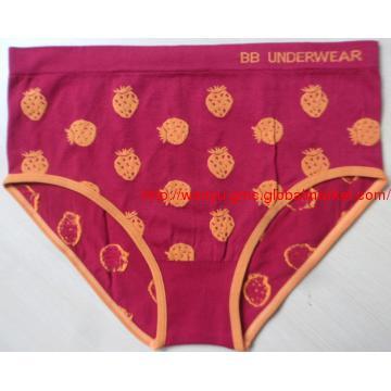 seamless strawberry jacquard briefs