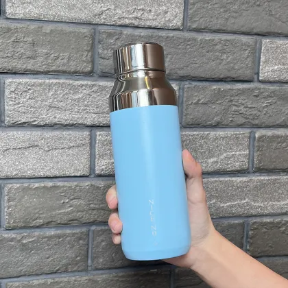 Stainless steel vacuum insulated cup mirror cover