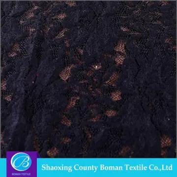 Cheap fabric supplier Top selling Custom Dyed elastic lace fabric