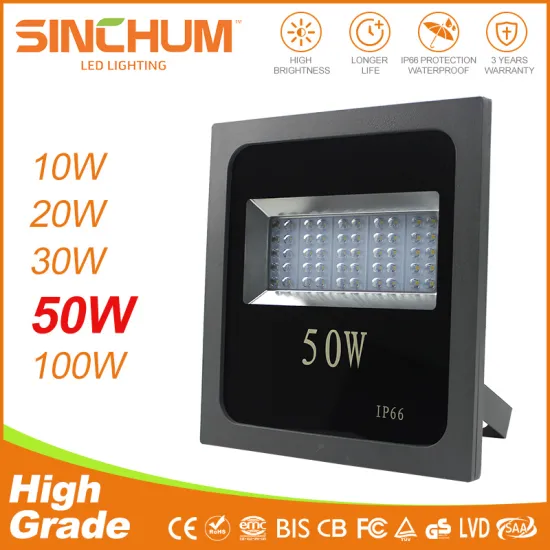 50W Good heat dissipation IP66 high waterproof high power high lumen led flood light