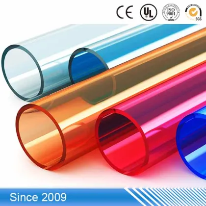 Low price Colorful hard pvc pipe, transparent pvc tube, opaque pvc tube