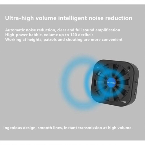 Drone Automatic Noise Reduction Megaphone