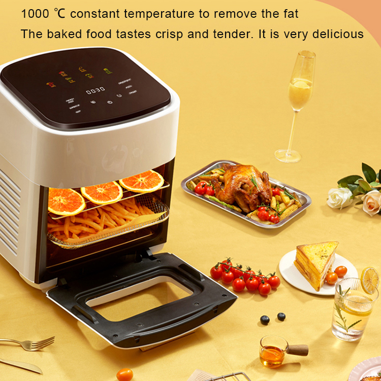 Big Size 360 ​​Aquecimento Oil Fryer Fryer 15L