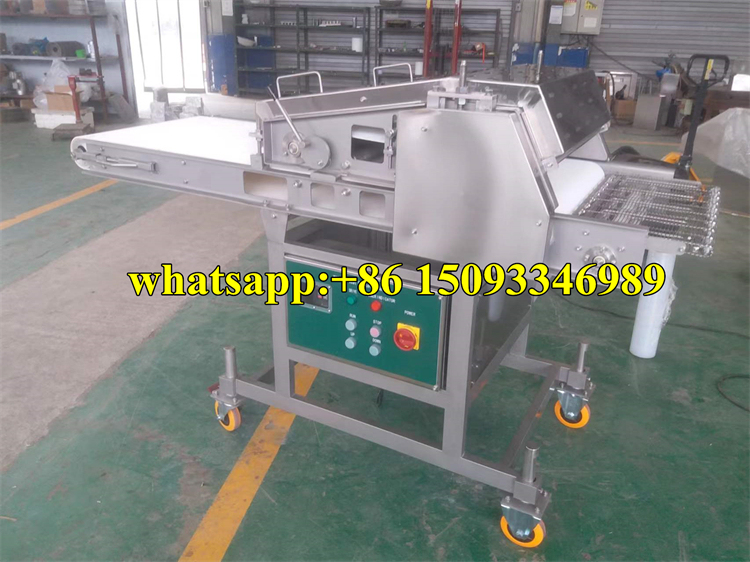600mm Belt Type Pressing Flattening Machine for Poultry, Beef, Pork Meat Slices
