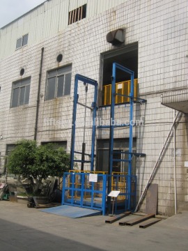 Special lifting goods lift platform by chain