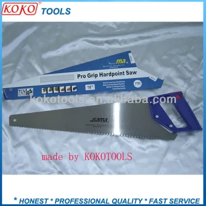 Double color plastic handle hand saws for wood