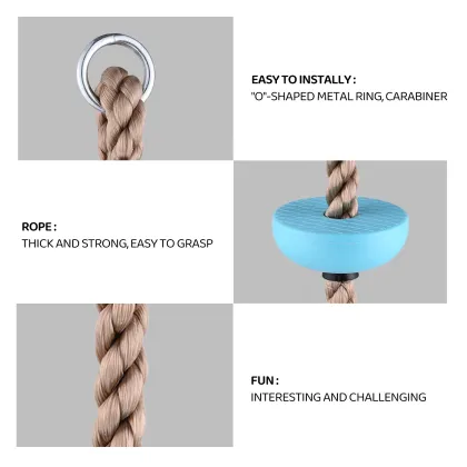 Brand Garden Porch: Indoor/Outdoor Plastic Patio Climbing Rope for Children