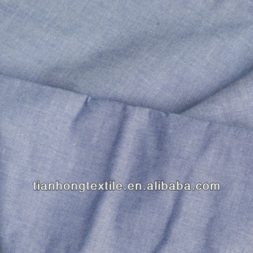 100 Cotton Yarn Dyed Chambray Fabric