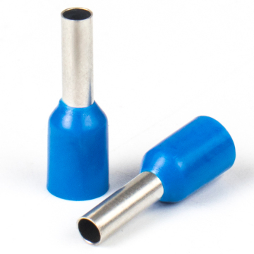 2,5mm Yalıtılmış Kordon Uç Terminali E2508 Tel Uç Terminal 14AWG Bootlace Ferrule