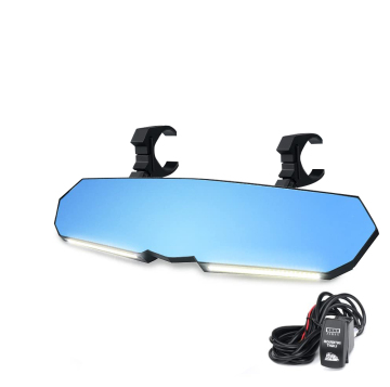 17" UTV Rear View Mirror with LED Light for Polaris RZR PRO XP/4 & Ranger 2017-2022