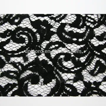 Latest Unique Design High End French Dress Design Knitted Tricot Cord Lace Fabric