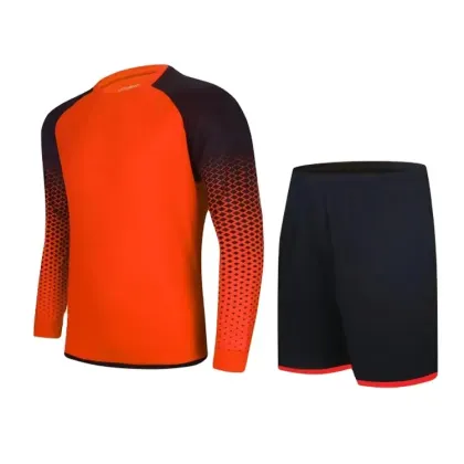 Customized Soccer Goalkeeper Long-Sleeved Track Suit Set