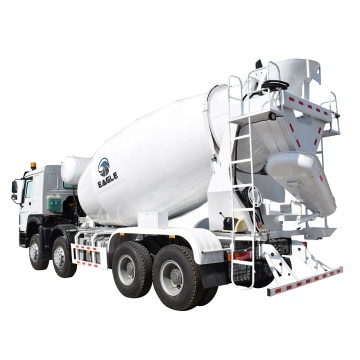 Truk Shacman dengan mixer beton 12 meter kubik untuk tas kecil