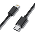 2M Black Type-C до Apple Lightning Cable