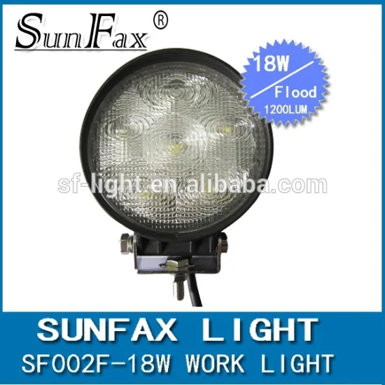 5'' 18w led headlight flood beam led work light for car and motorcycle led driving light IP68 CE,ROSH
