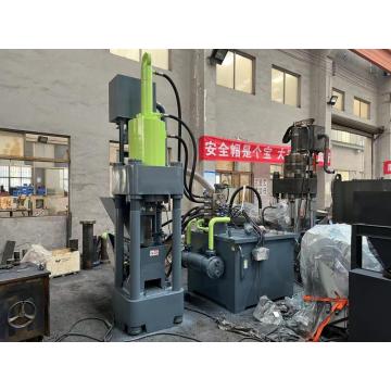 Hydraulic Vertical Scrap Iron Copper Briquette Press Machine