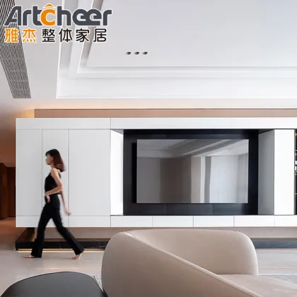 Modern Design Whole Wall TV Cabinet for Living Room