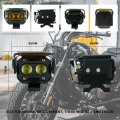 LED Motorcycle Headlights: White and Yellow Spotlights, Mini Fog/Driving Auxiliary Lights