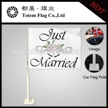 Wedding Promotional Flags Car Flags