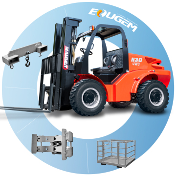 Mammut Rough Terrain Forklift: 2WD/4WD EPA Euro 5 Engine, 3 Ton Gas/LPG/Gasoline 3500kg with Side Shifter