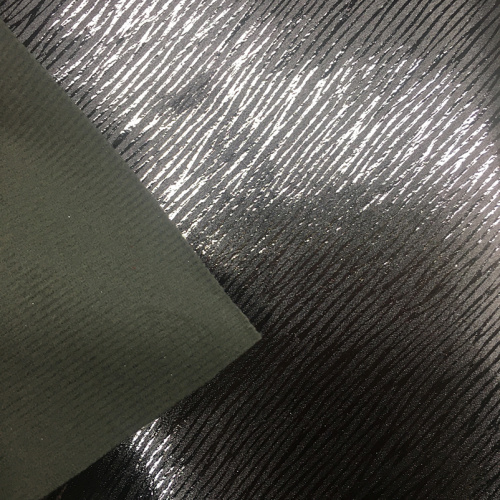 Wholesale tissu de décoration à rayures d&#39;eau en cuir synthétique