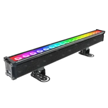 Outdoor Building Facade Lighting: RGBWA 5 in 1 LED Wall Washer Lights with Individual Pixel Control