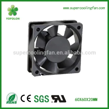 60x60x20mm 12V 24V dc appliance axial cooling fan