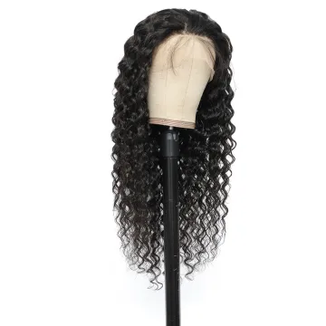 Human Hair Lace Front Wig Natural Hairline 150% Density Deep Wave Jerry Curly 13x6 Swiss Lace Remy Hair Brazilian Jerry Curl Wig