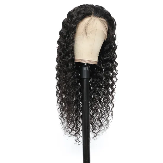 Human Hair Lace Front Wig Natural Hairline 150% Density Deep Wave Jerry Curly 13x6 Swiss Lace Remy Hair Brazilian Jerry Curl Wig