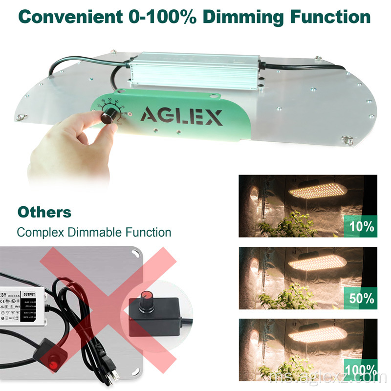AGLEX LED Grow Light dengan Stand Protecting