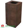 Corten Steel Flower Pot Planter décoratif