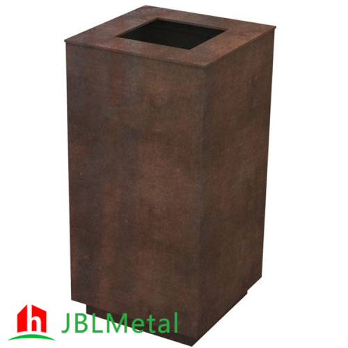 Corten Steel Flower Pot for Outdoor