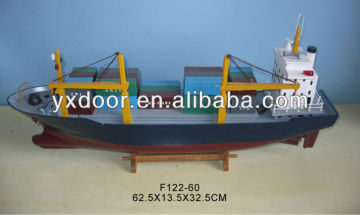 Container Ship model (F122-60) miniature, model container ship