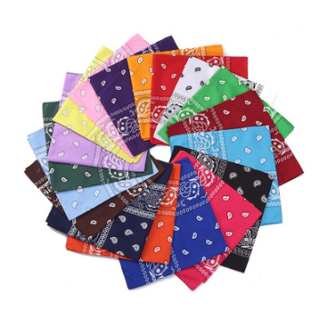 Bandanas Cotton Bandanas แฟชั่นขายส่งและผ้าพันคอโพลีเอสเตอร์สี่เหลี่ยมพิมพ์