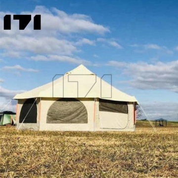 Tepe Glamping Outdoor Camping Double Layers Sunshade Yurt Tent