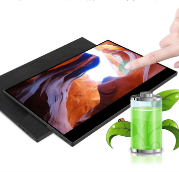15.6 \ "Monitor LCD portátil con resolución de 1920x1080, interfaz tipo-C y toque capacitivo de 10 puntos para juegos y trabajo