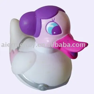 plasticPromotional Custom Floating Bath Duck Vinyl Rubber Toy OEM 6P PVC