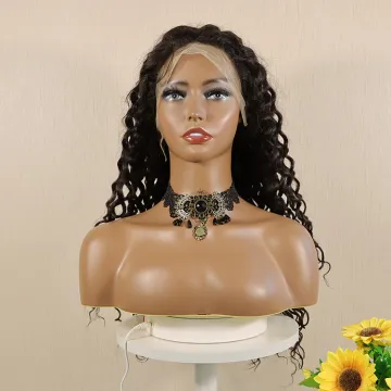 Virgin Cuticle Aligned Pre Plucked HD Full Lace Wigs Lace Front Human Hair Wigs , Glueless 5X5 4X13 Swiss Lace Closure Brazilian