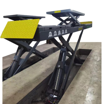 Ultra Thin Inground Auto Portable Scissor Lift Car Hoist Wholesale Supply