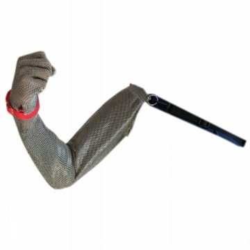 Stainless Steel Shoulder Length Ring Mesh Gloves