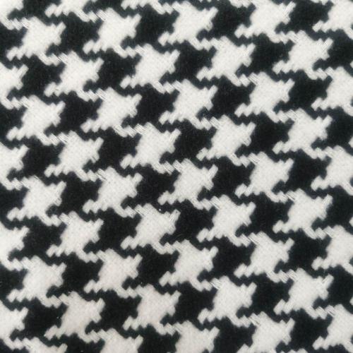 Woolen fashion houndstooth design fabric