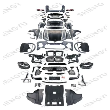 Complete Body Kit: BMW X5 E70 08-13 to G05 X5M Model Conversion - Bumpers, Grille, Hood, Fenders, Car Lamps