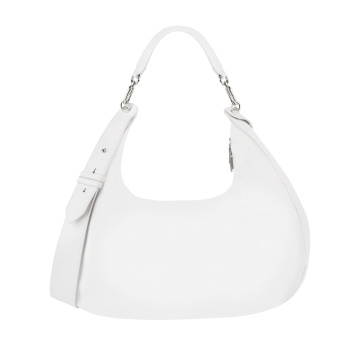 Genuine Leather Simple Hobo Handbag