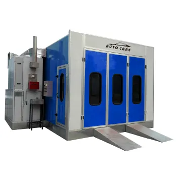 AC-6900 Car Painting Spray Booth for Sale with Diesel Burner and Fan-motor Units